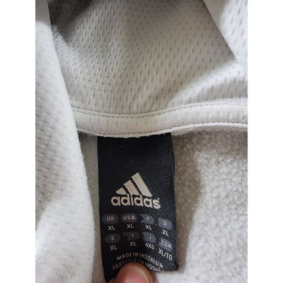 Adidas Grey Pullover Hoodie - XL - Picture 3 of 7